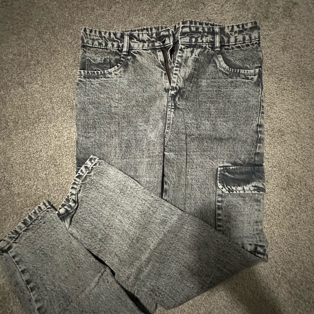 Men's Gray Denim Jeans